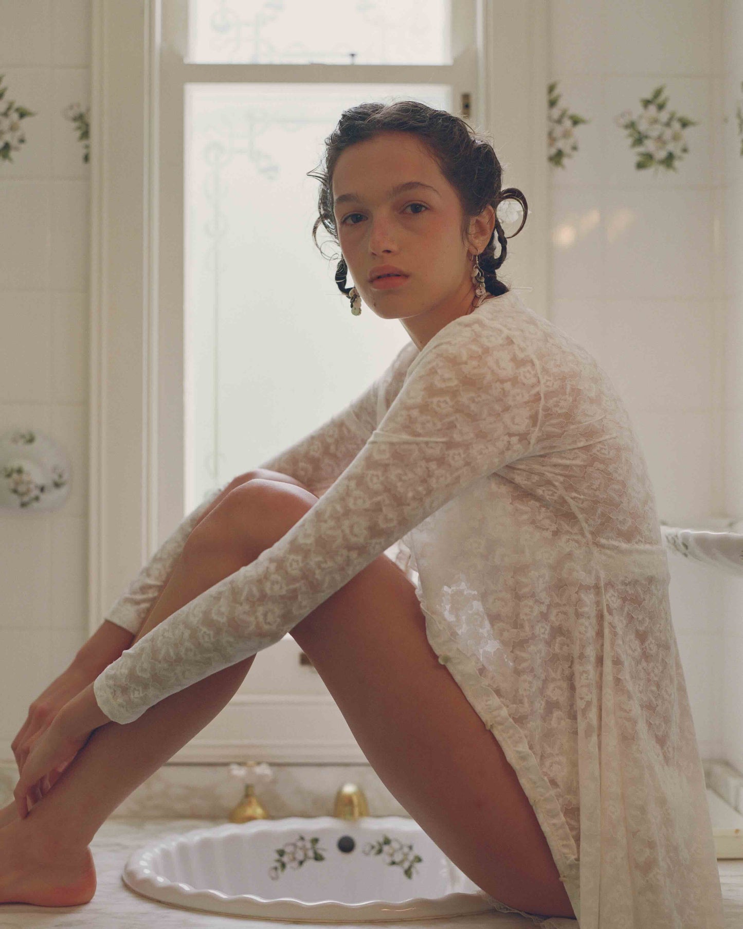 Lace Cover-Up - White