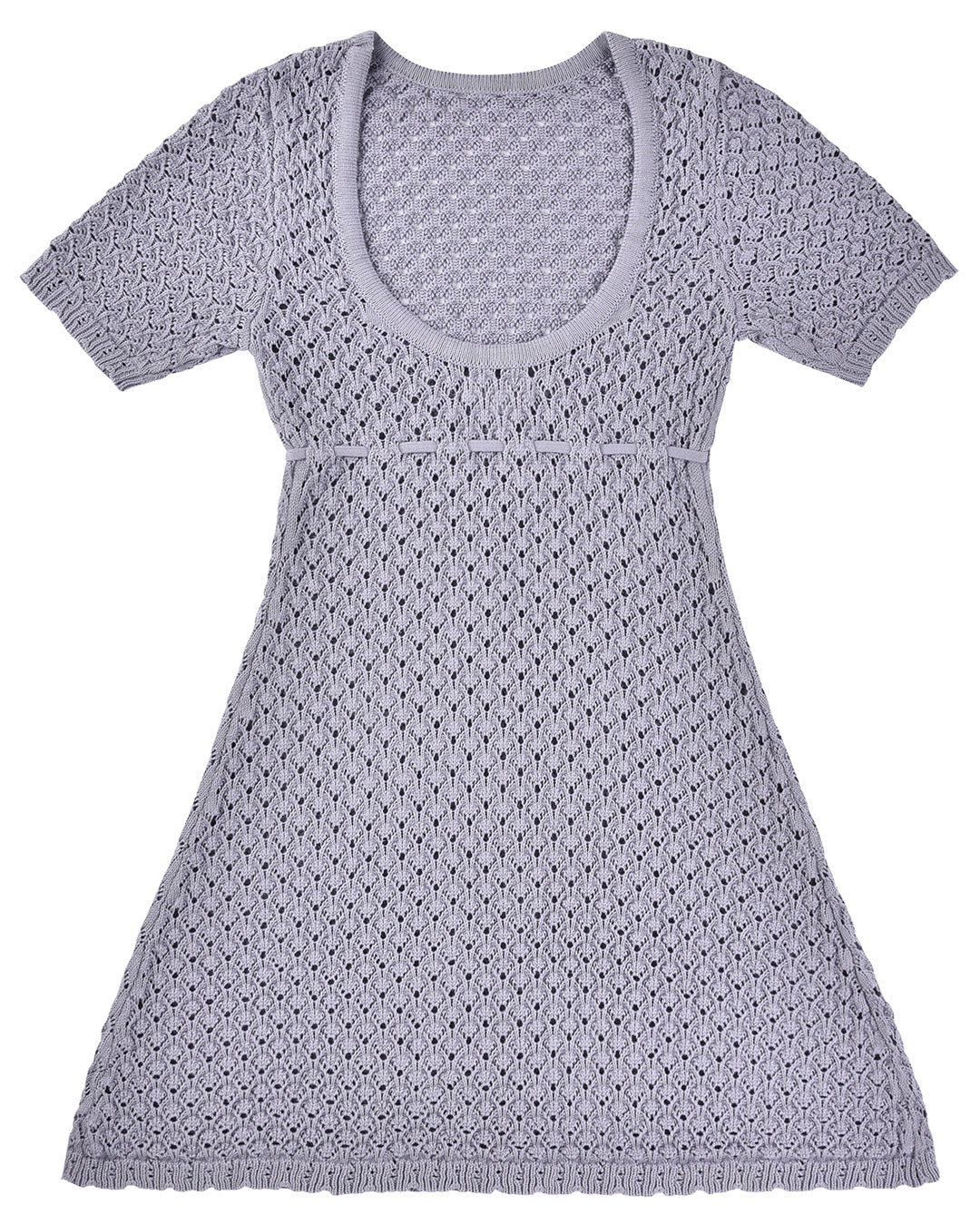 Laceweave Knit Dress - Wisteria