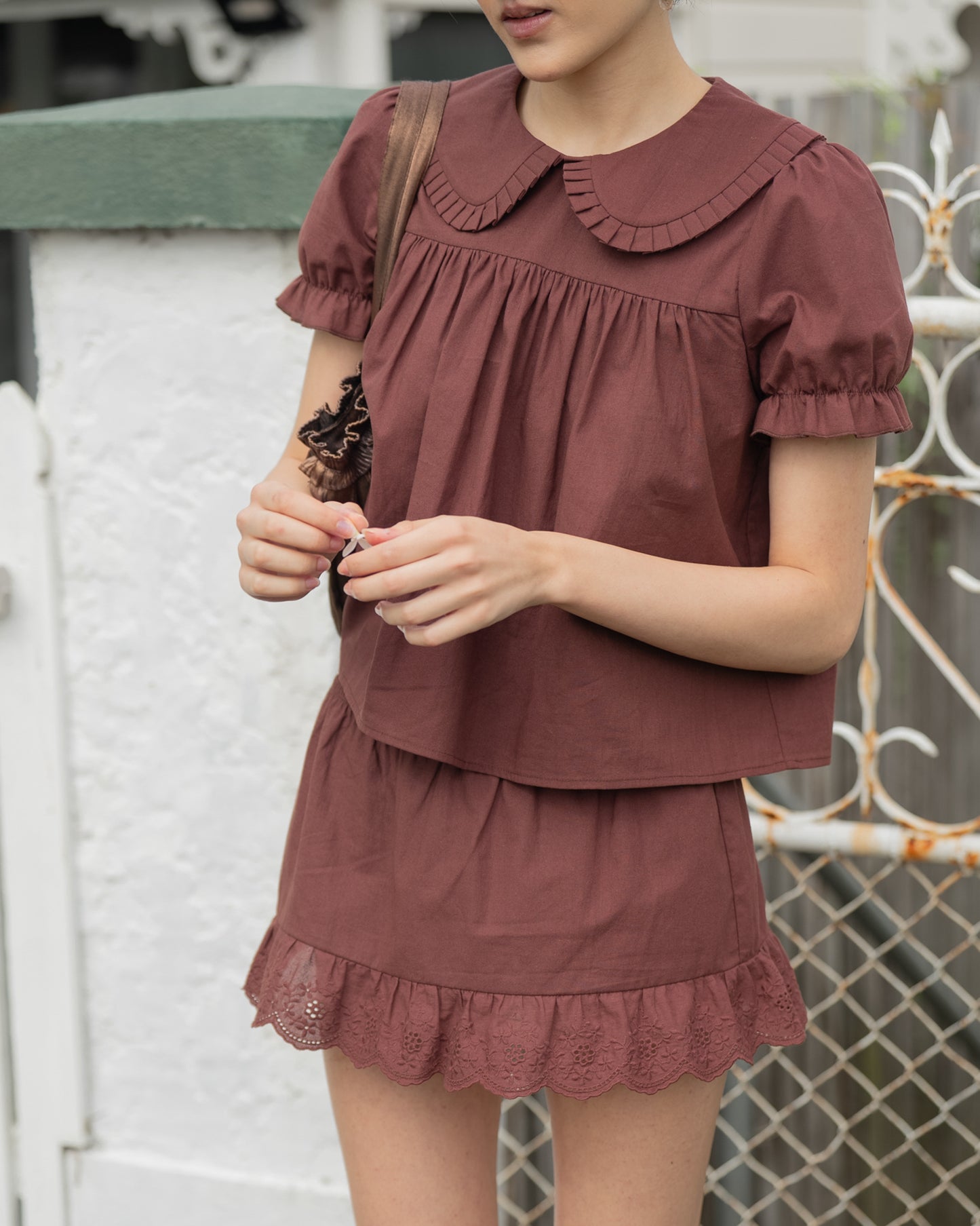 My Mum Made It - Babydoll Top - Dirt