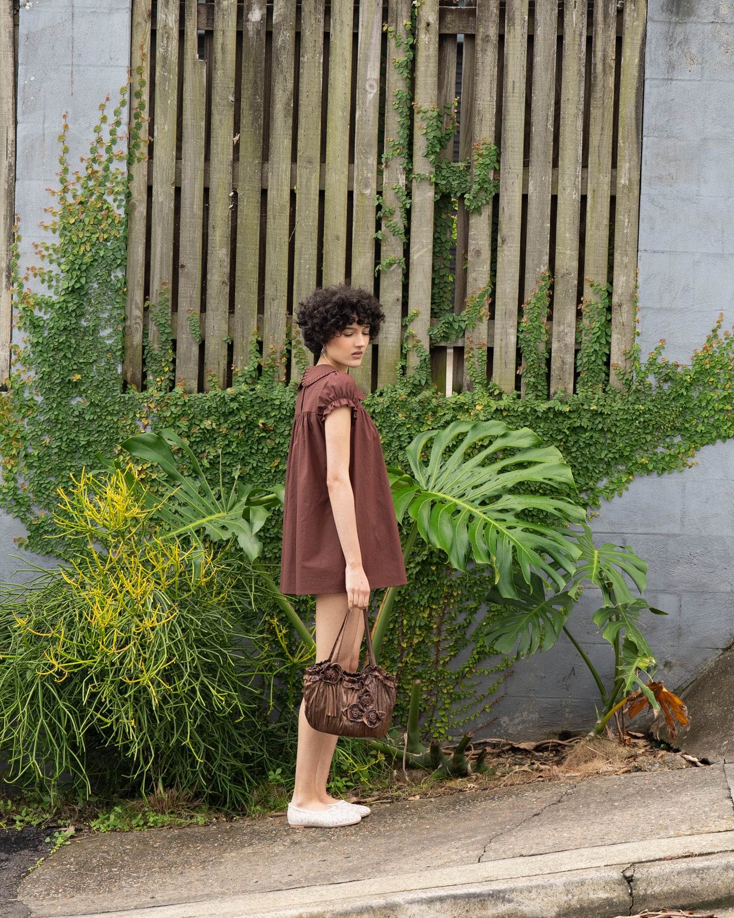 My Mum Made It - Babydoll Dress - Dirt