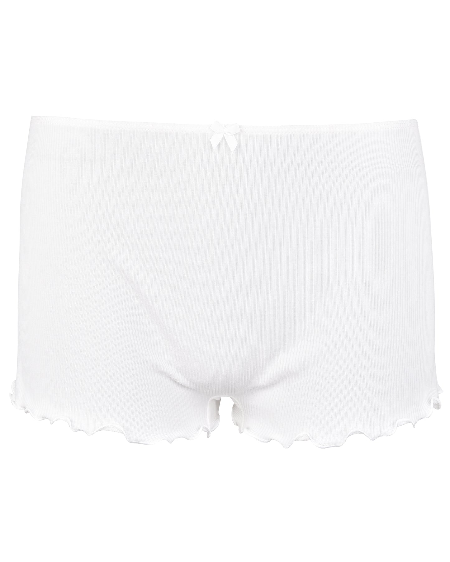 Rib Shorts - White