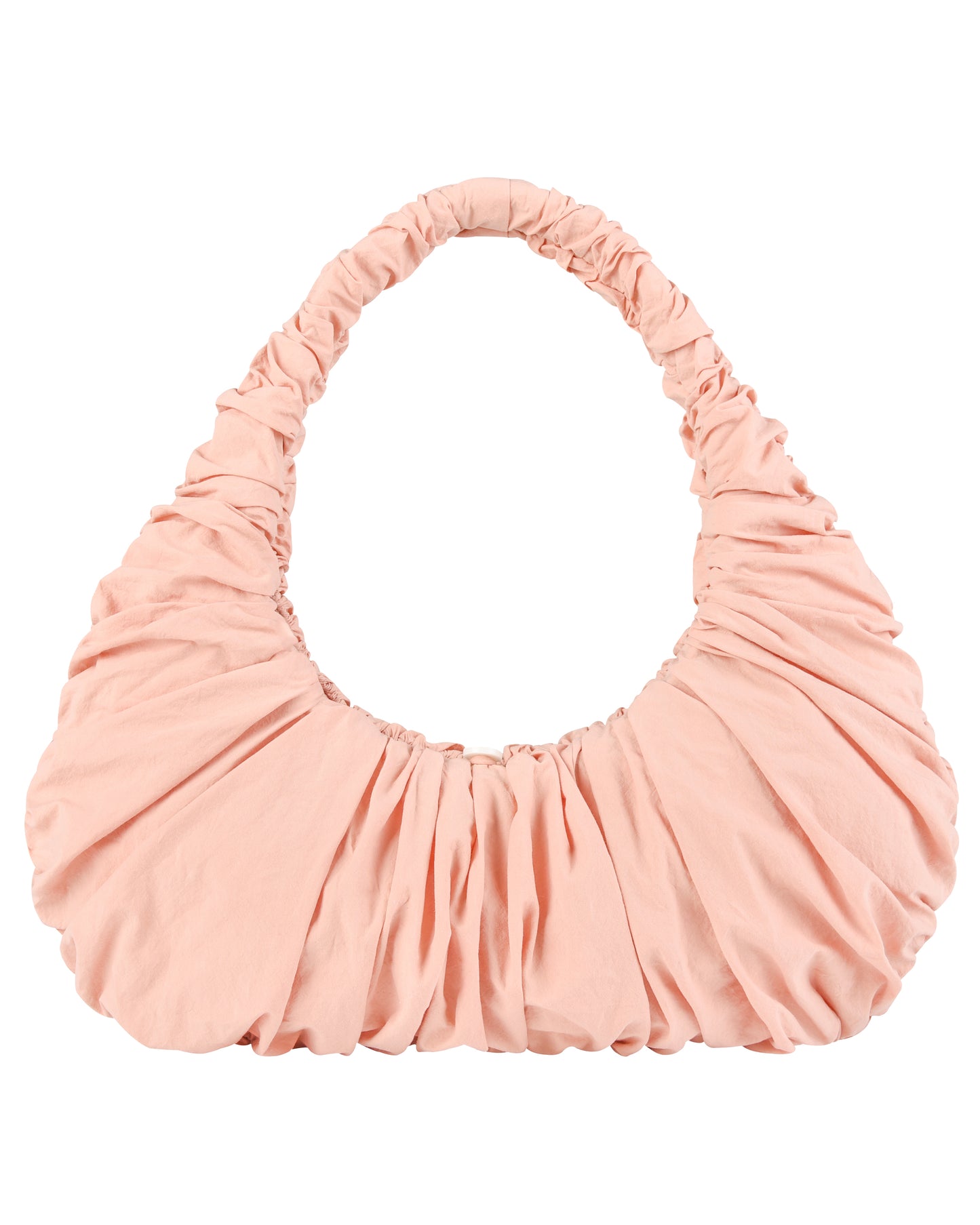 Ruche Shoulder Bag - Peach