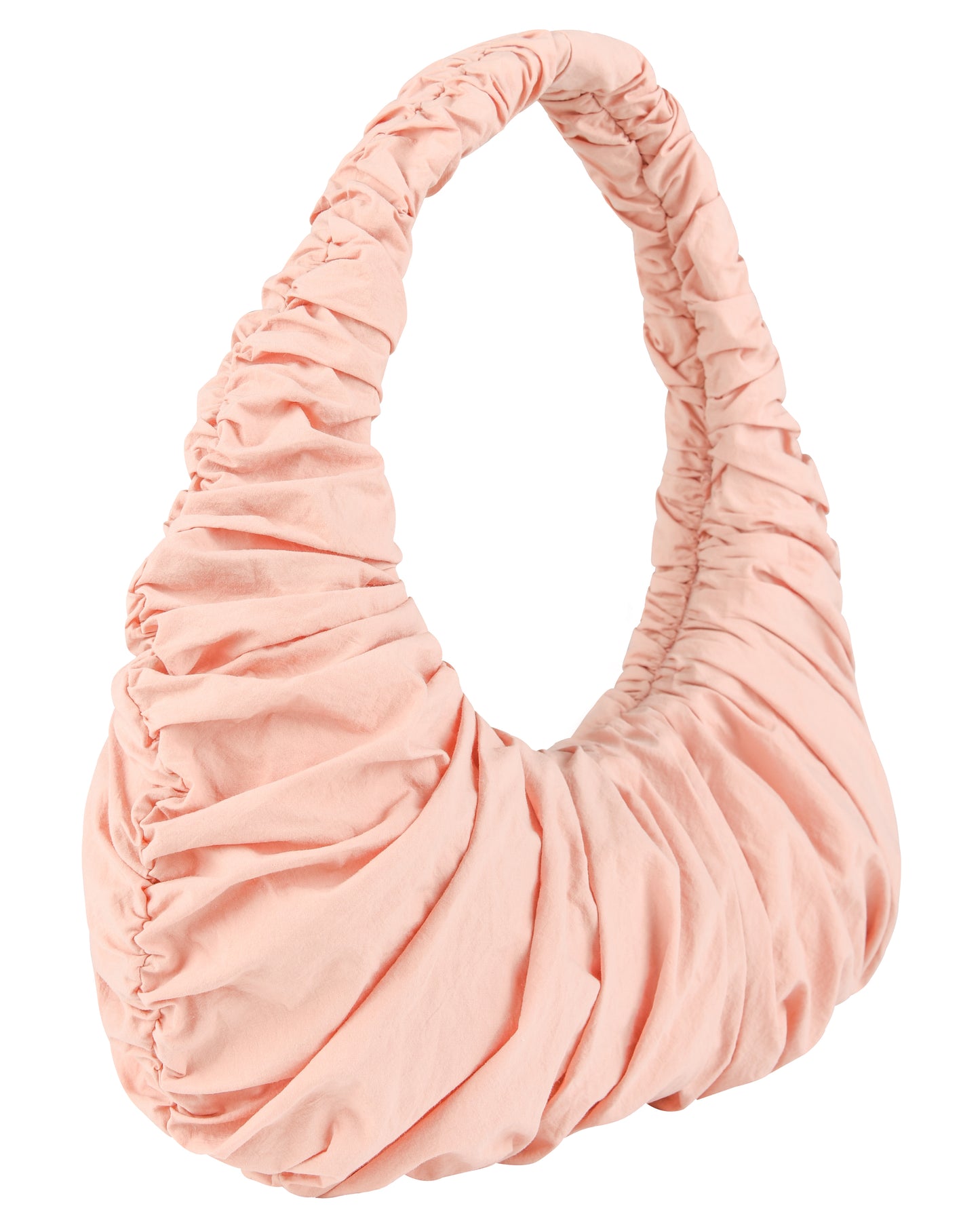 Ruche Shoulder Bag - Peach