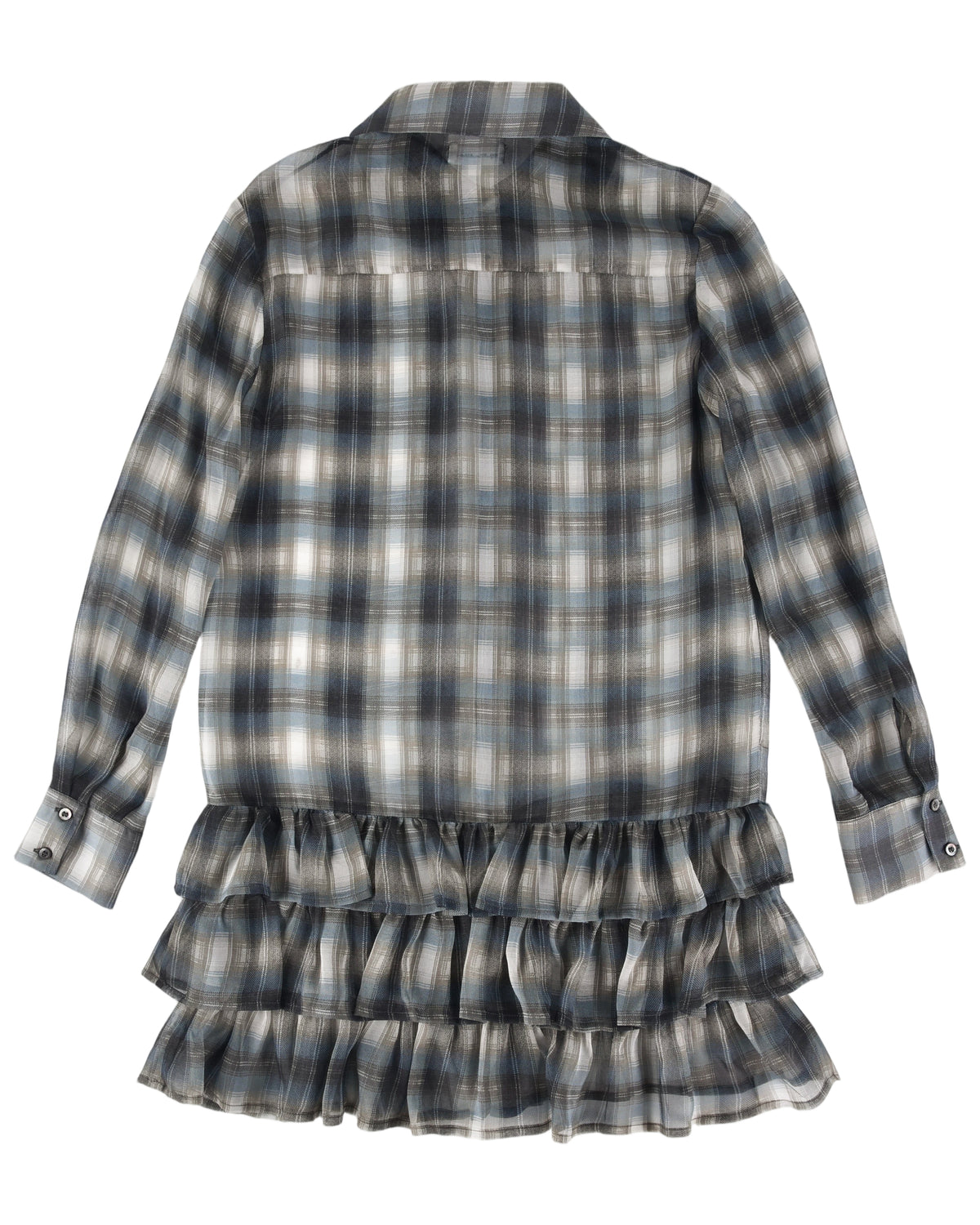 Blythe Dress - Smoke Plaid