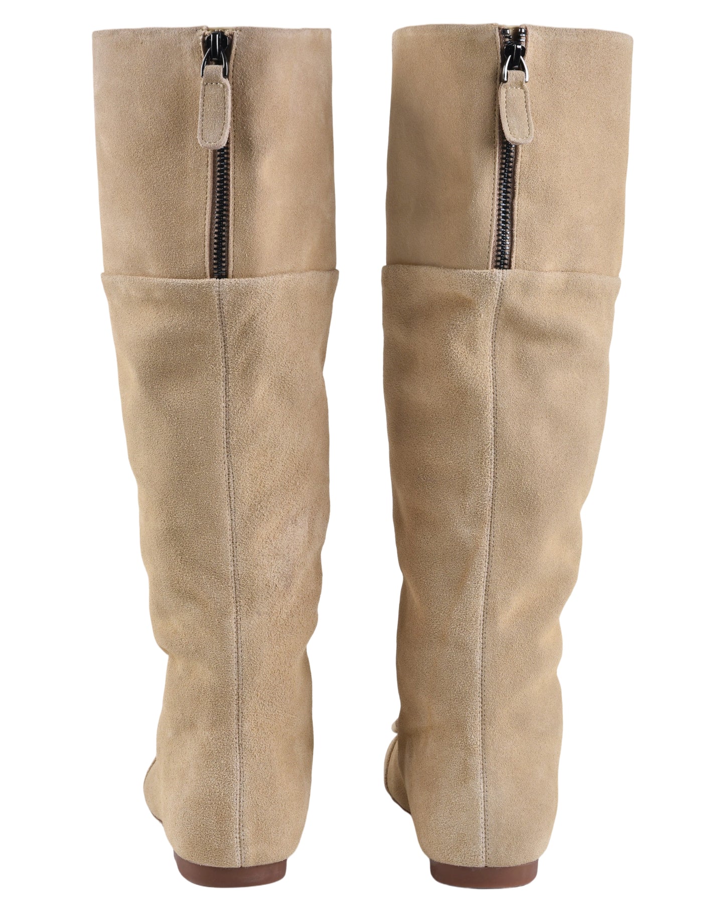 Odette Riding Pocket Boot - Suede Fawn
