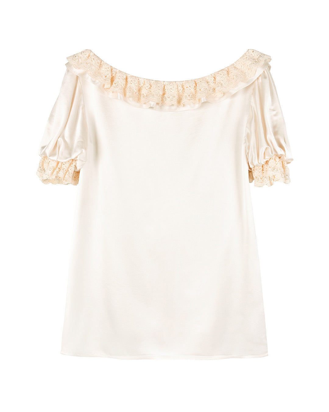 Lace Layer Soirée Dress - Frost