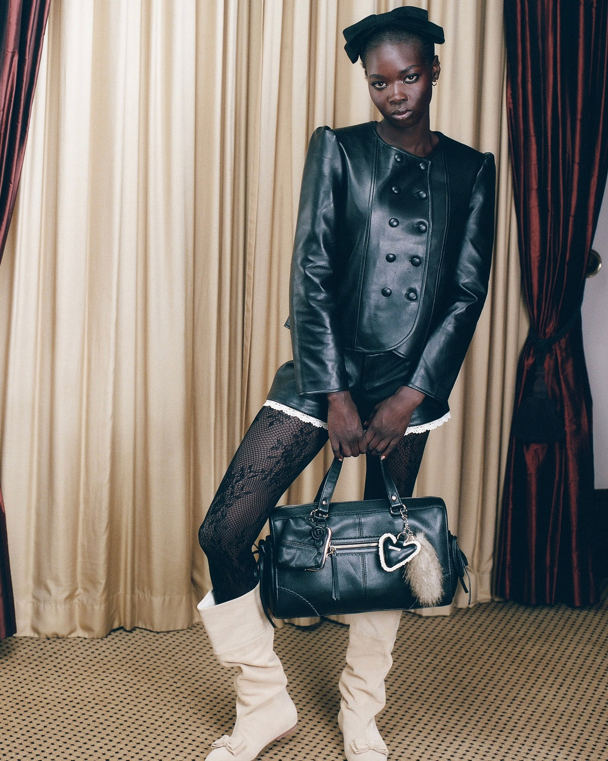 Nocturne Leather Jacket - Black