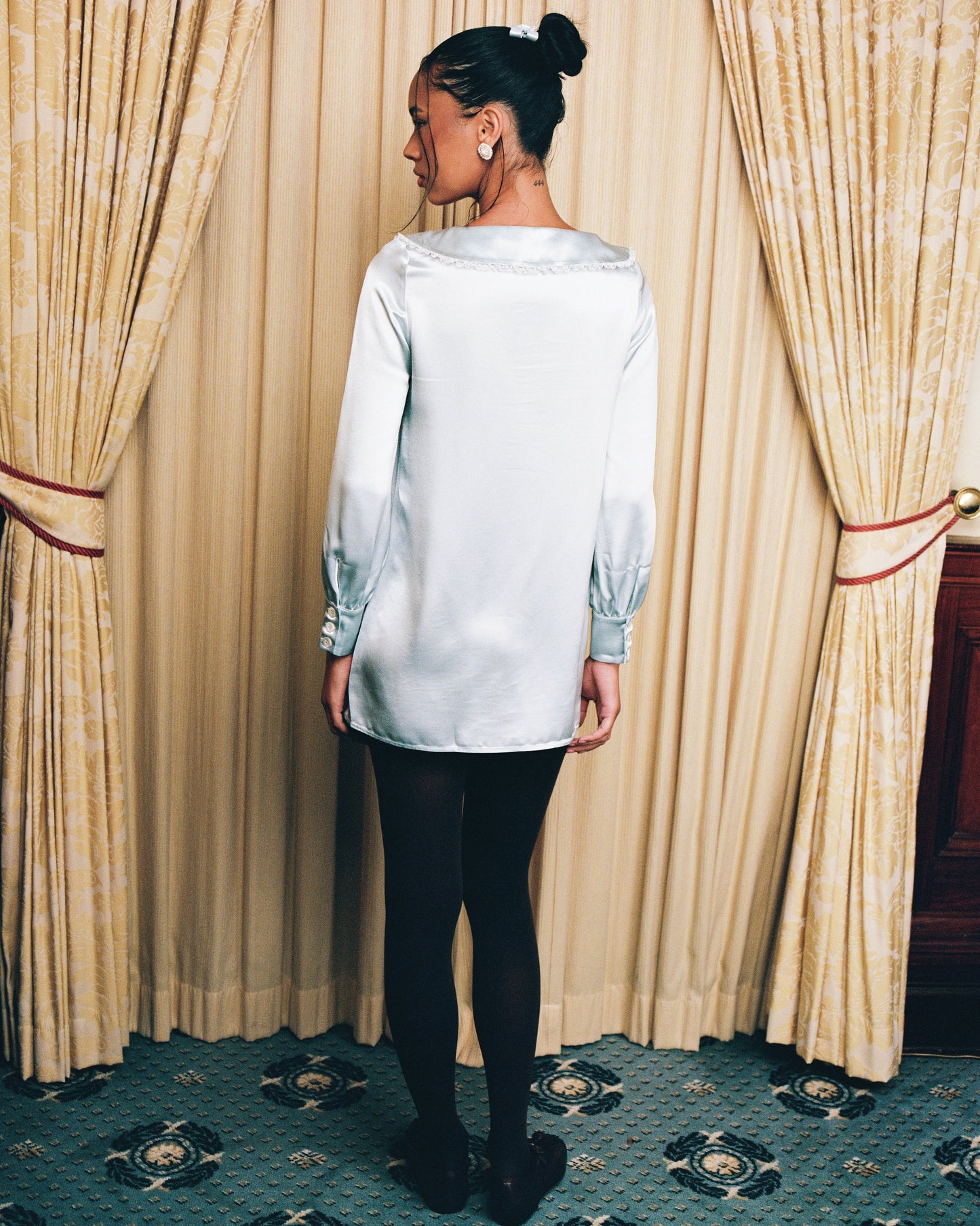 Celeste Collar Shift Dress - Opal