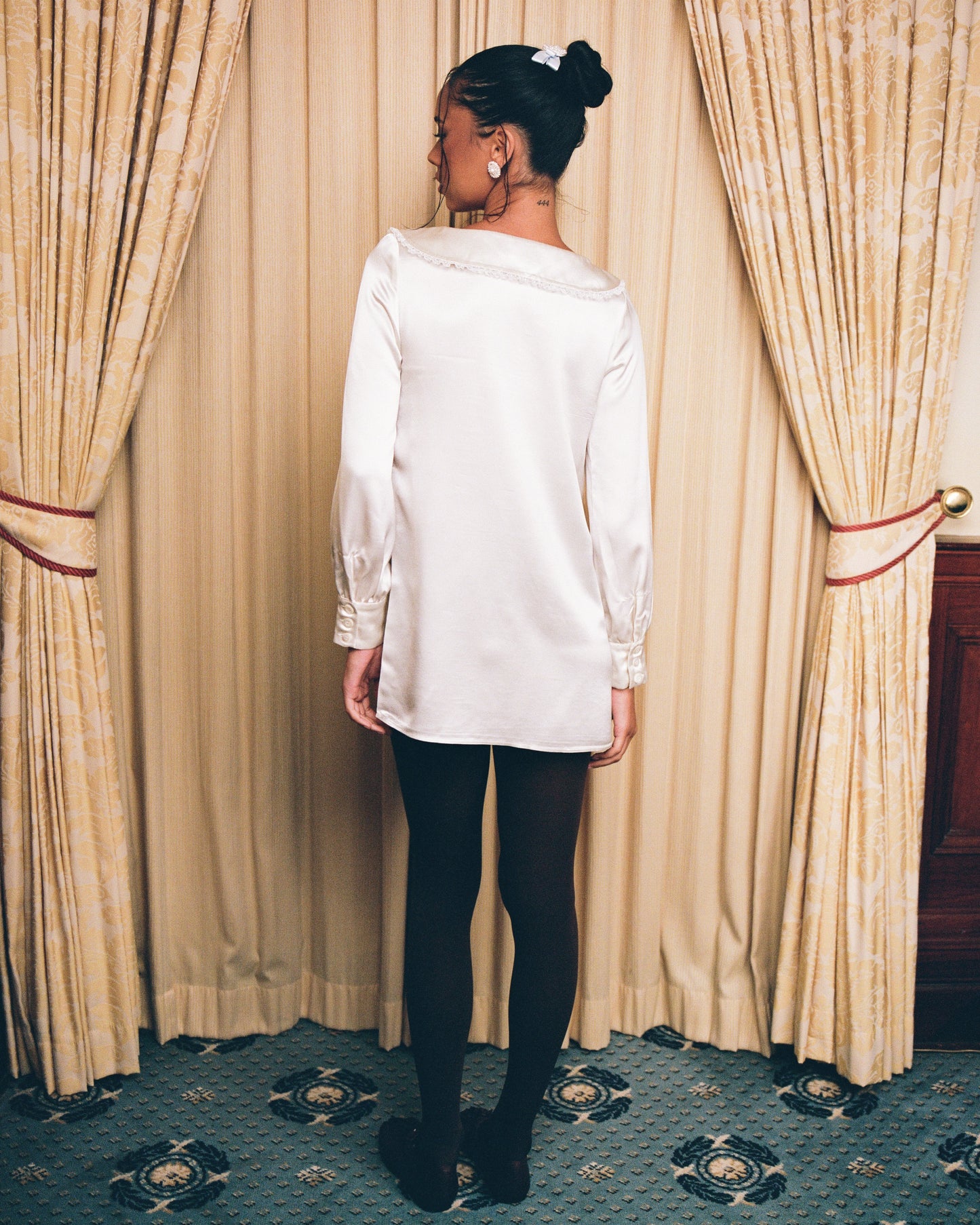 Celeste Collar Shift Dress - Frost