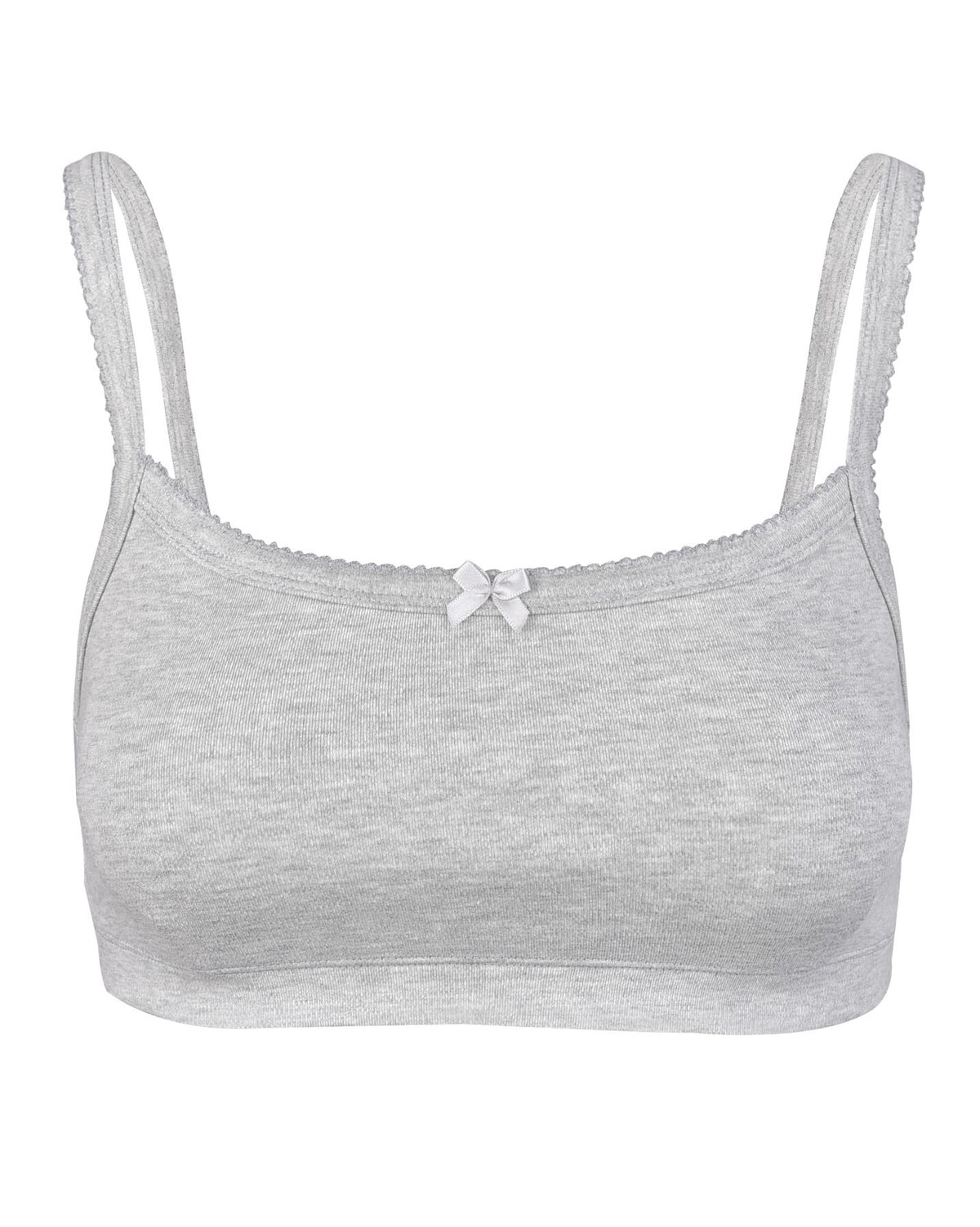 Lace Tank Crop - Grey