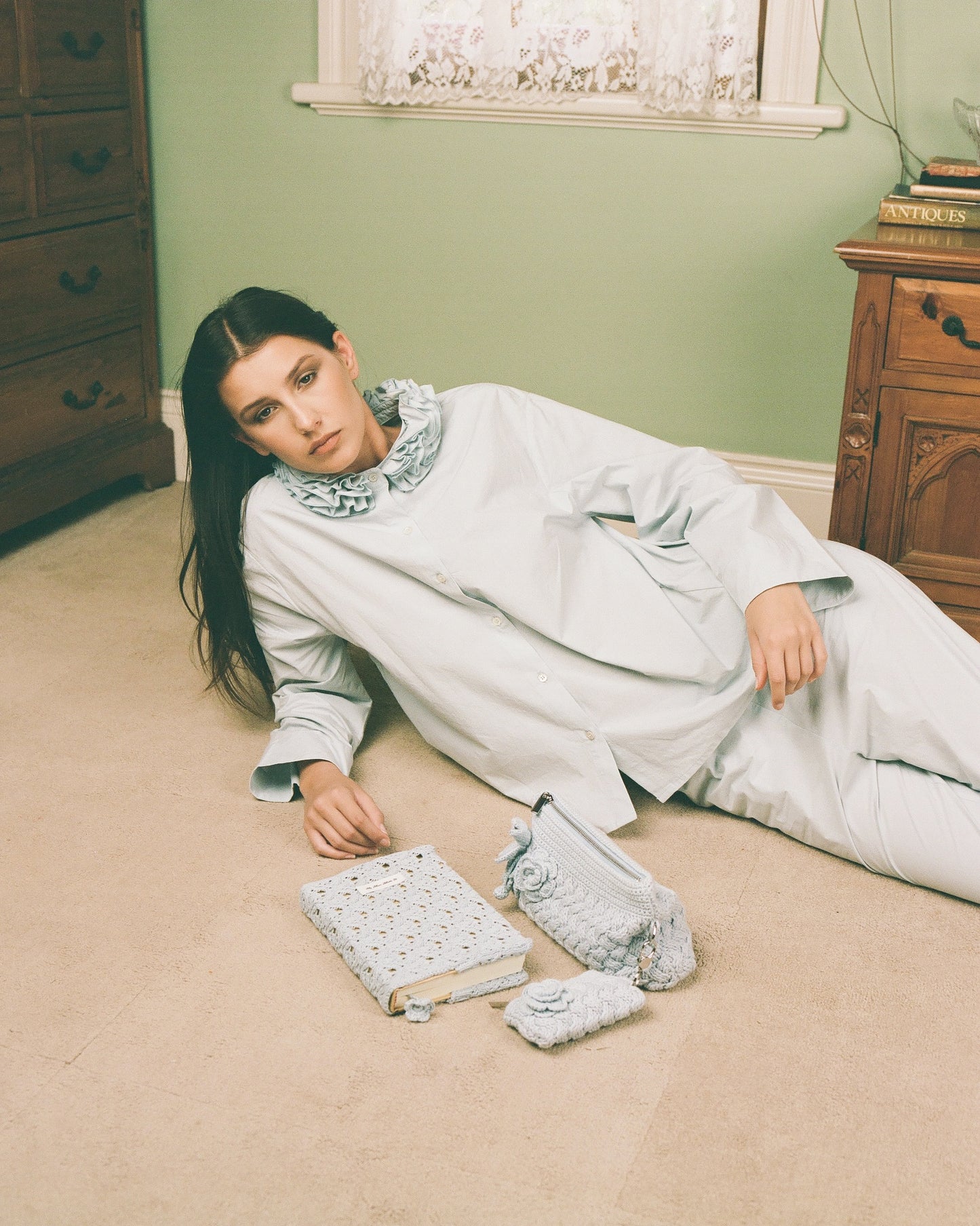 Cotton Ruffle Blouse - Bluewishes