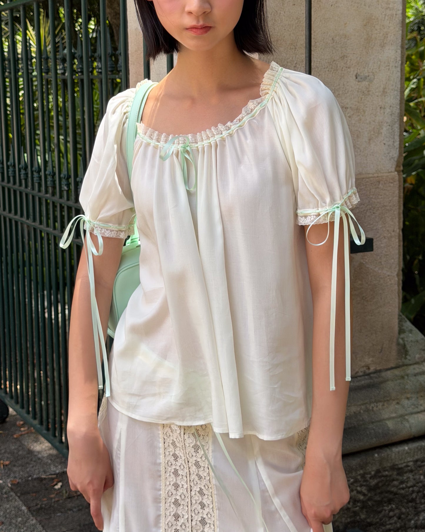 Aurelie Blouse - Vintage White