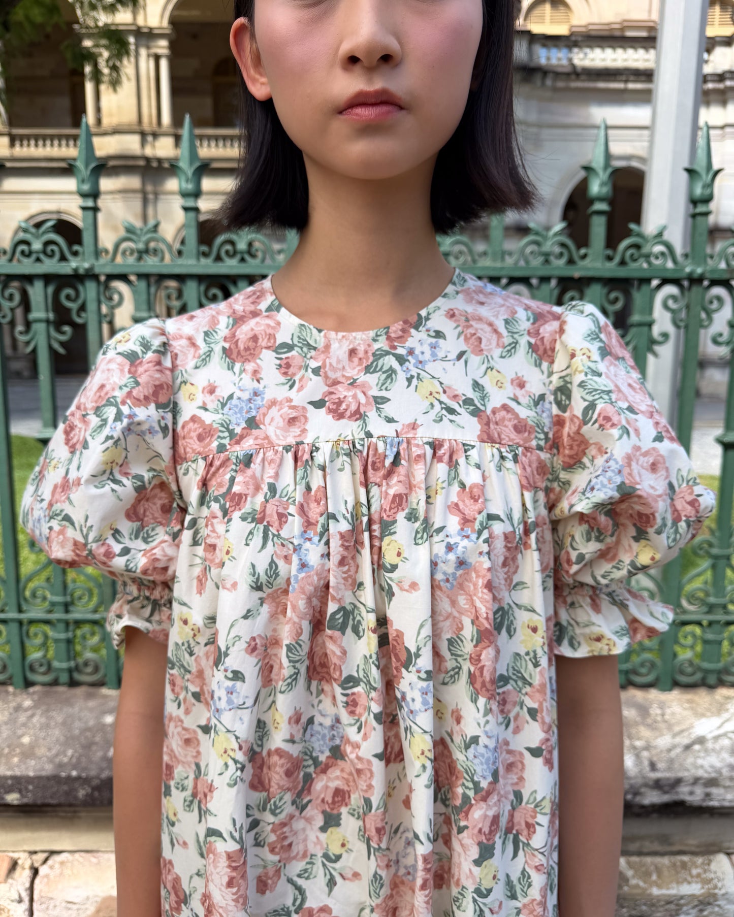 Babydoll Blouse - Secret Garden