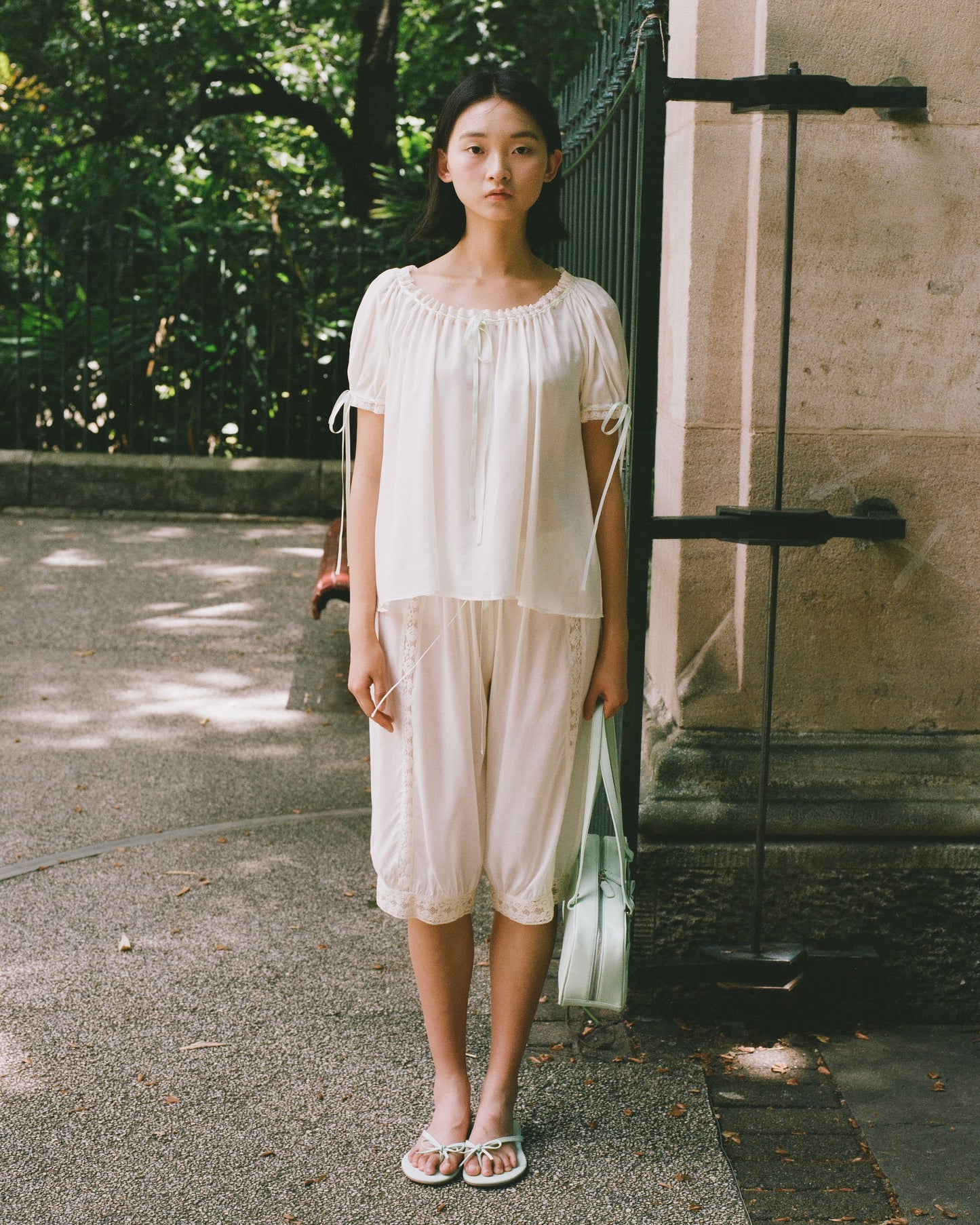 Aurelie Blouse - Vintage White