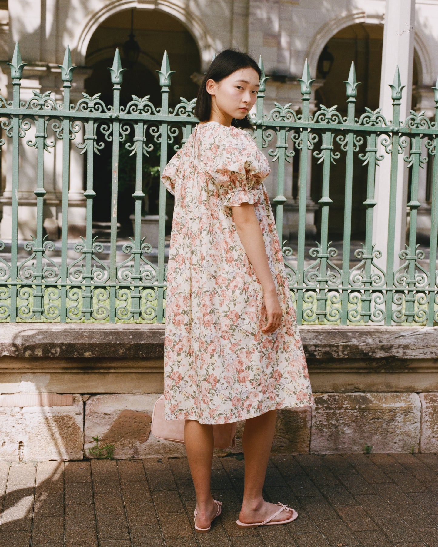 Babydoll Maxi Dress - Secret Garden
