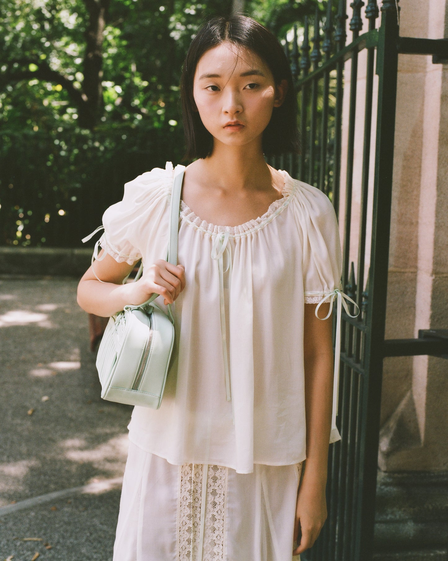 Aurelie Blouse - Vintage White