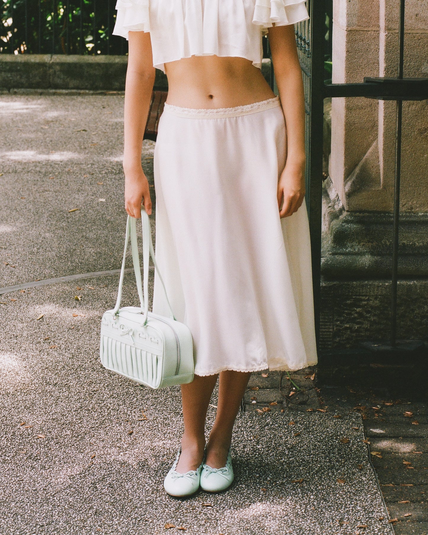 Sheer Slip Skirt - Vintage White