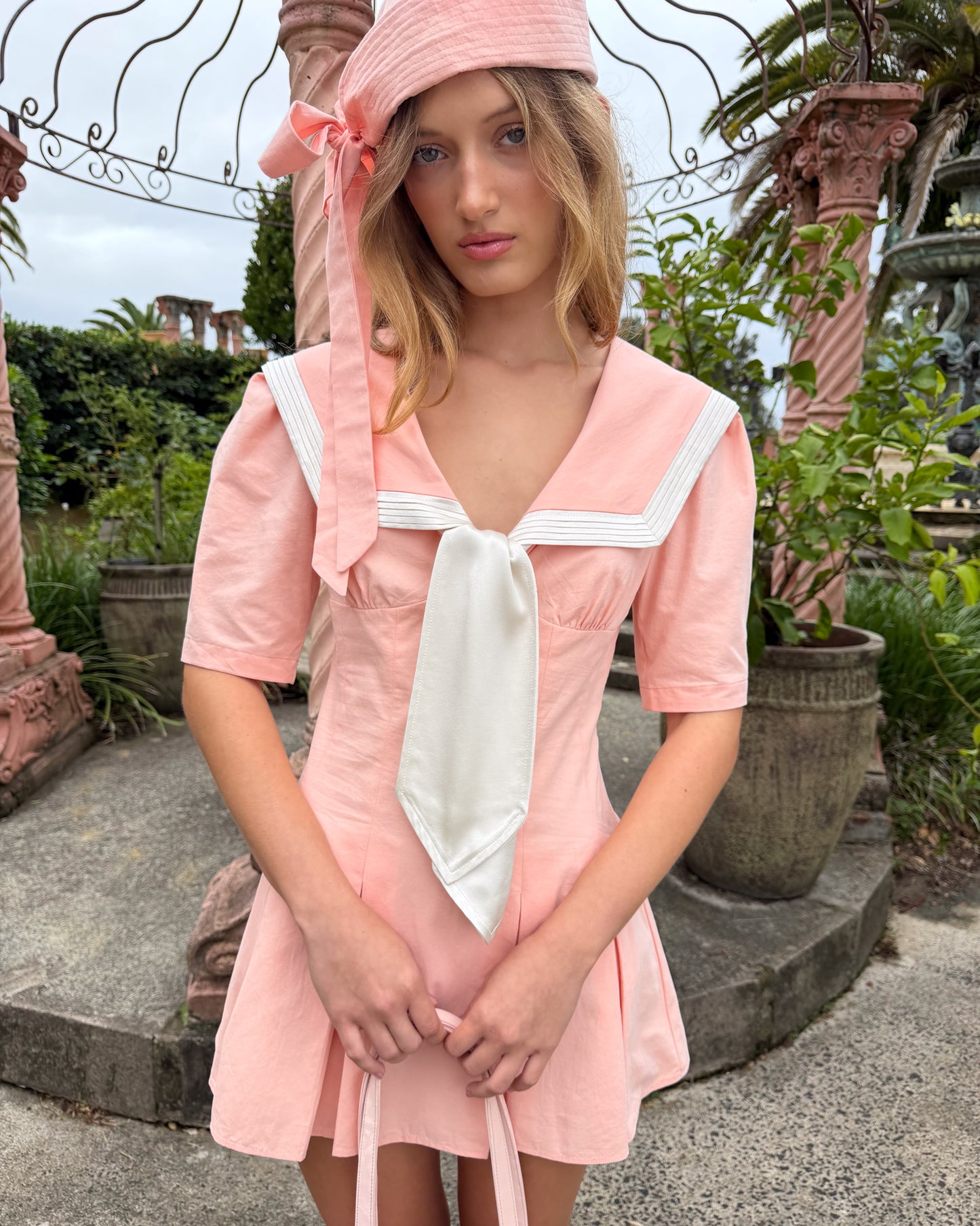 Marina Mini Dress - Electra Blush
