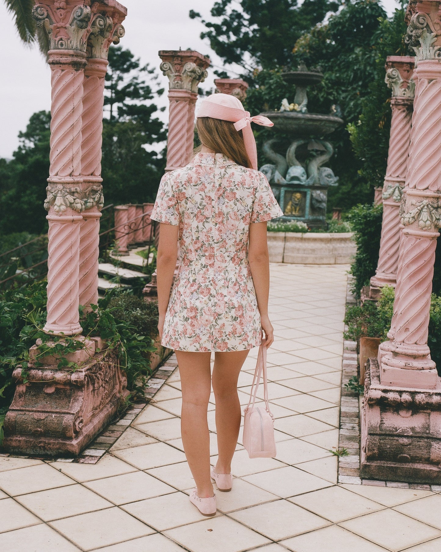 Petalle Collar Mini Dress - Secret Garden