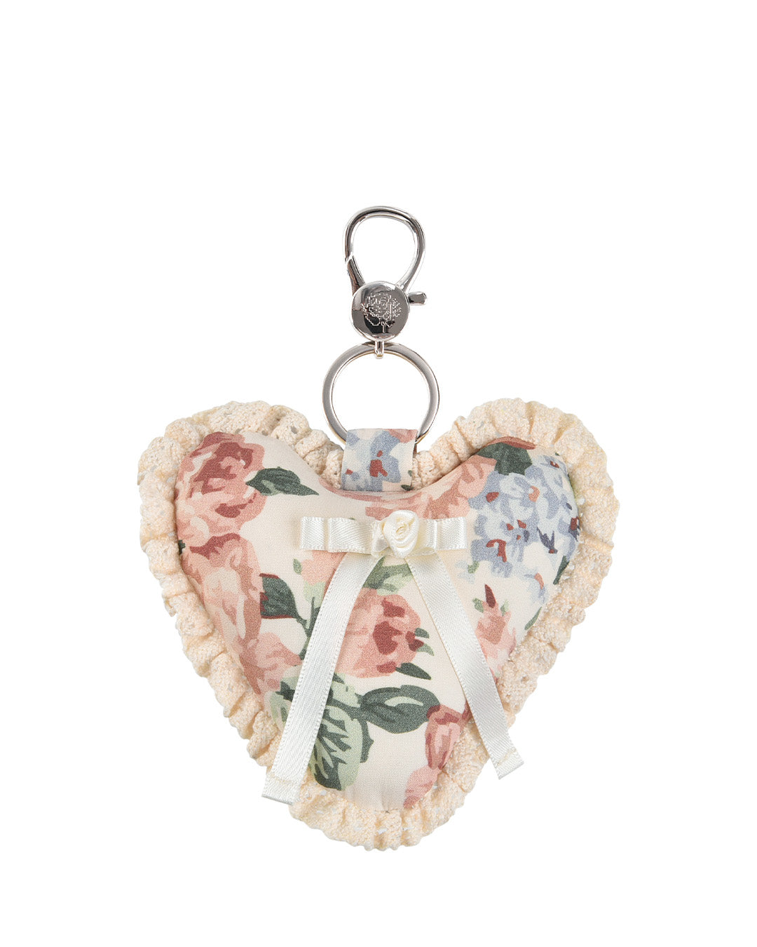 Rosette Heart Keychain - Secret Garden