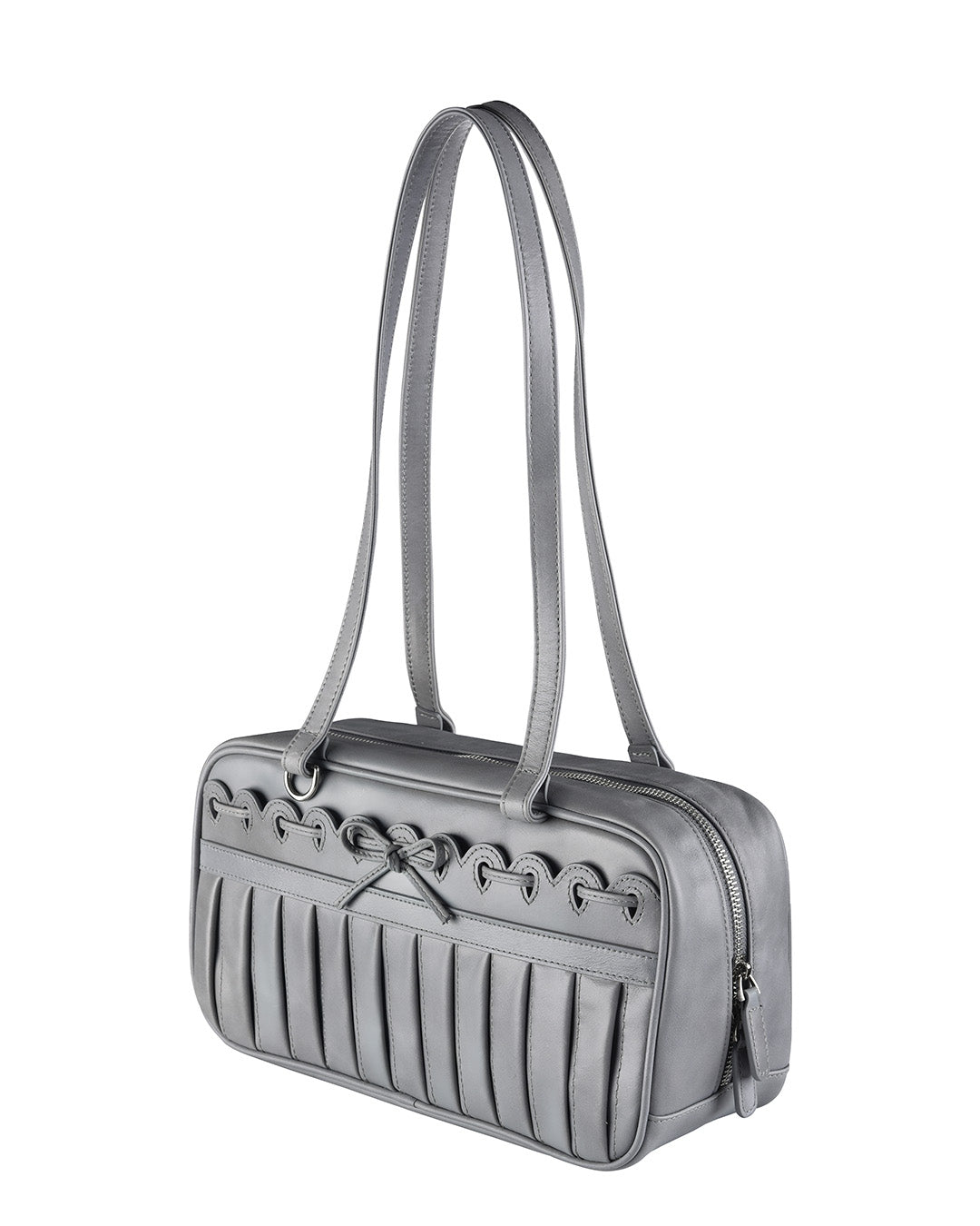 Ribbon Stitch Shoulder Bag - Wisteria