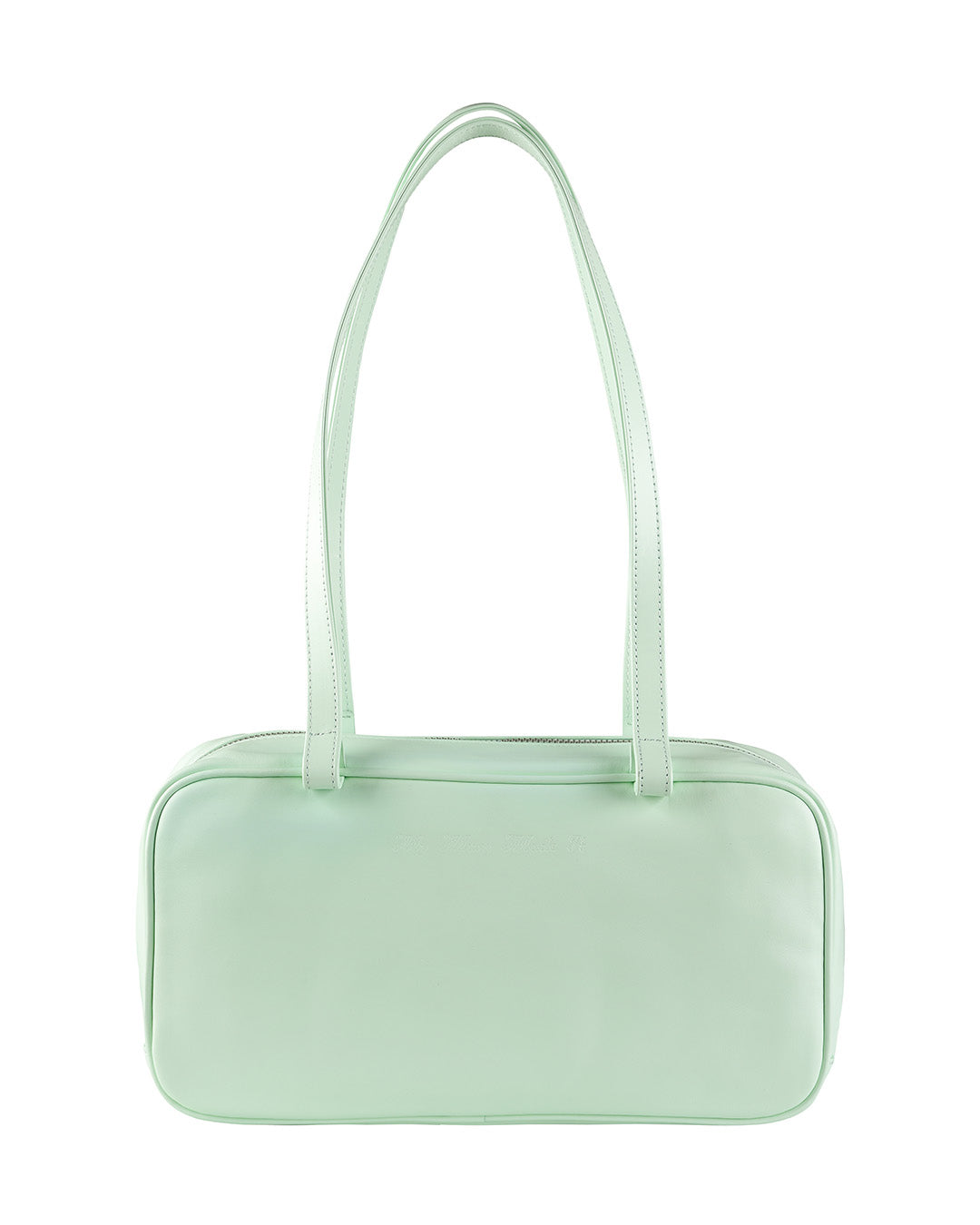 Ribbon Stitch Shoulder Bag - Mint