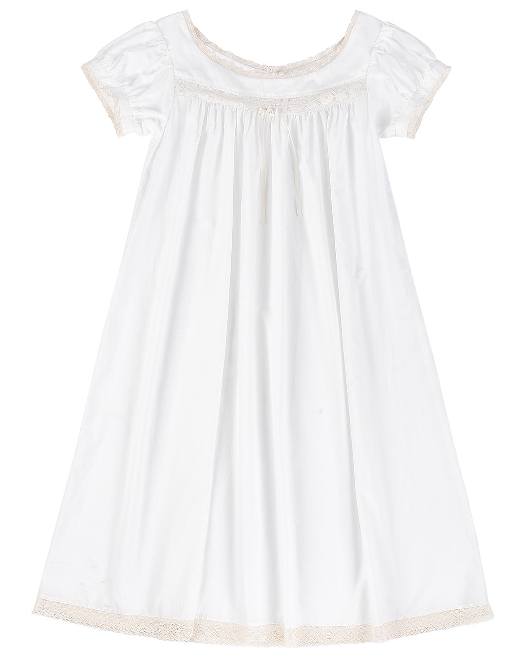 Lucienne Cotton Gown - White