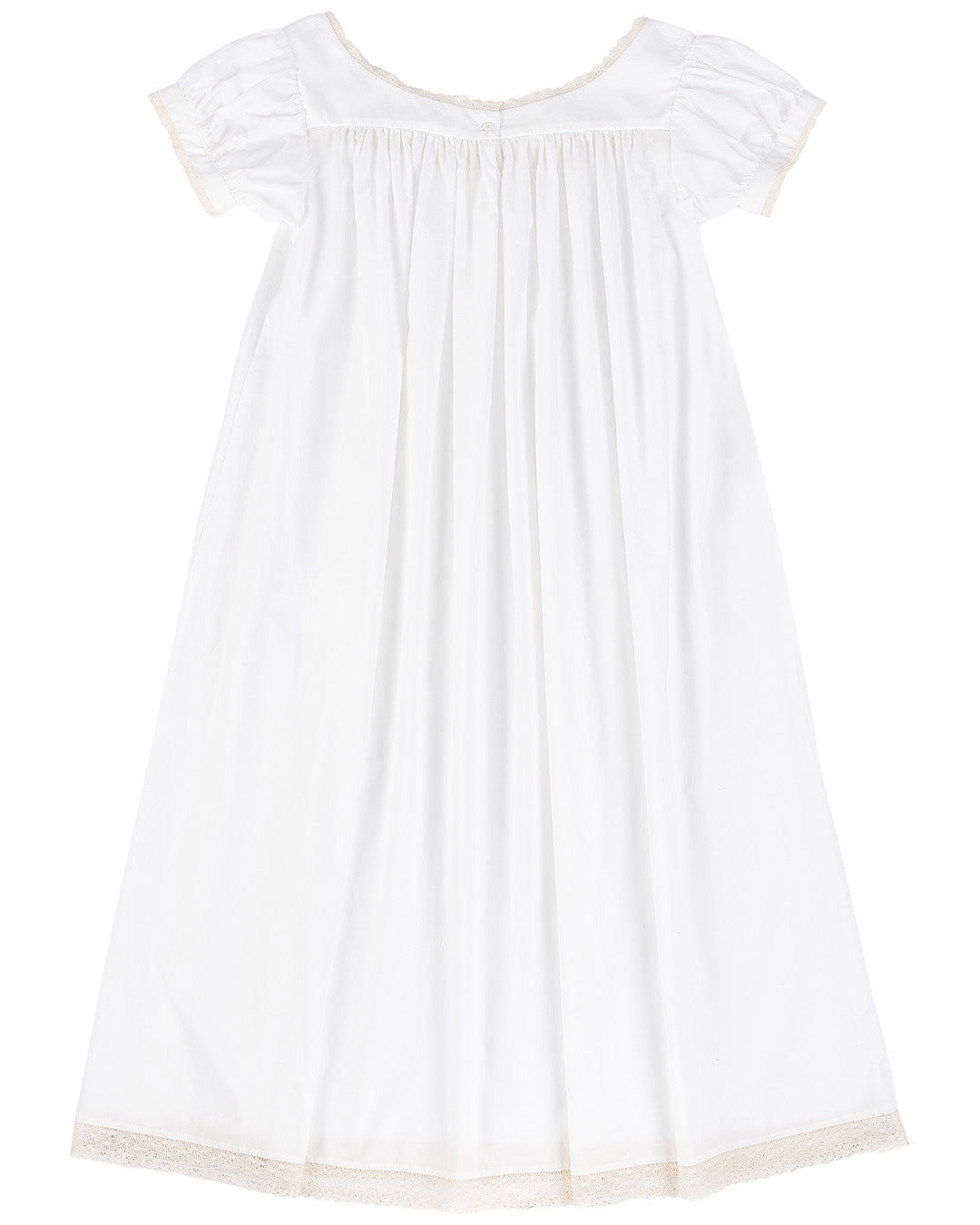 Lucienne Cotton Gown - White