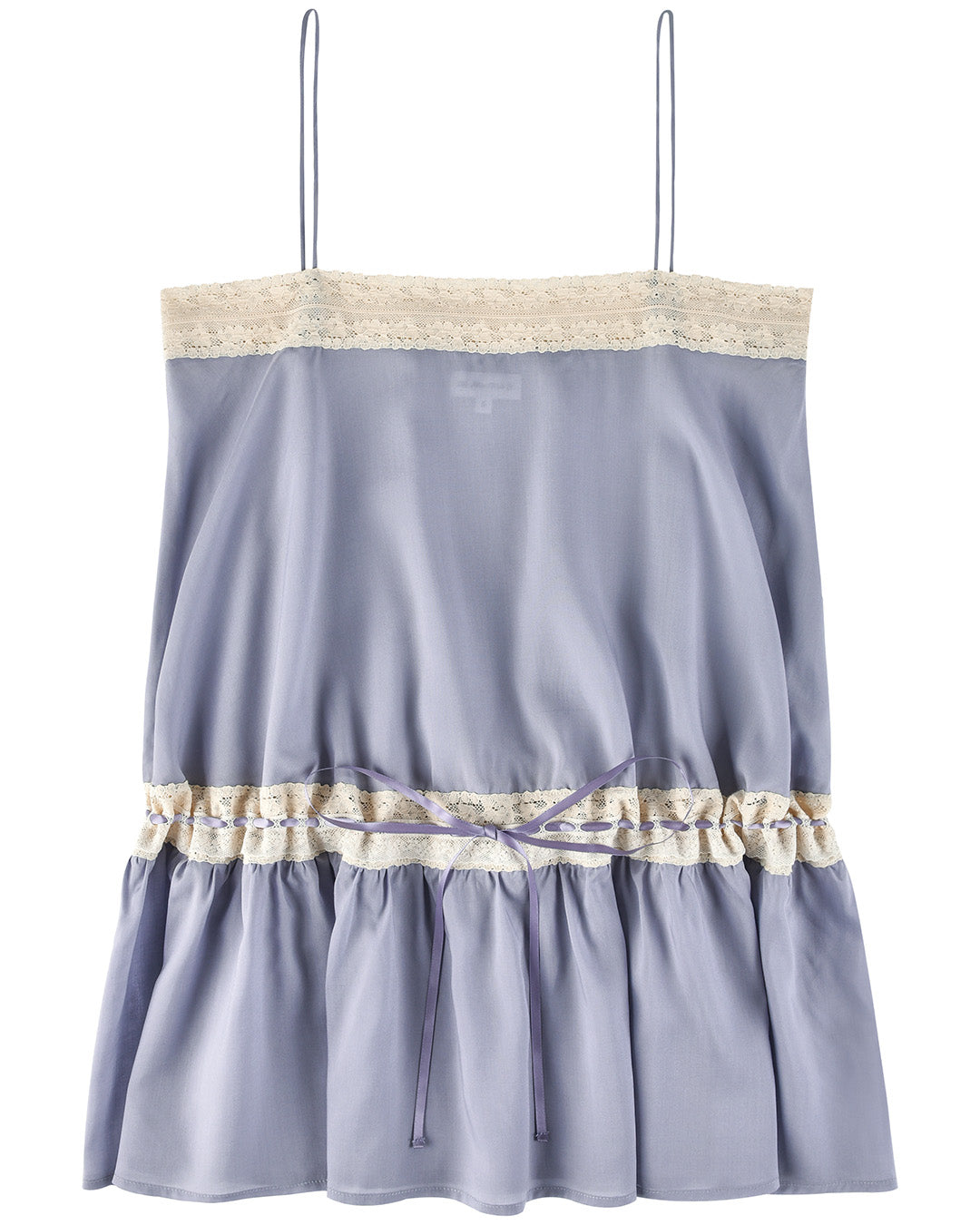 Lace Ribbon Dress - Wisteria
