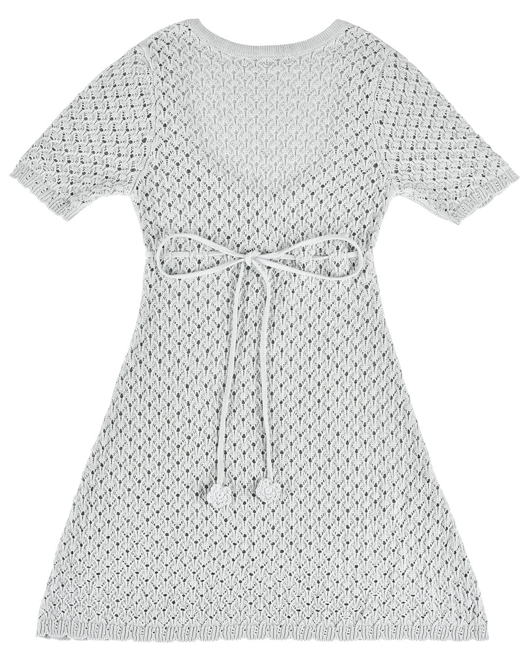 Laceweave Knit Dress - Mint