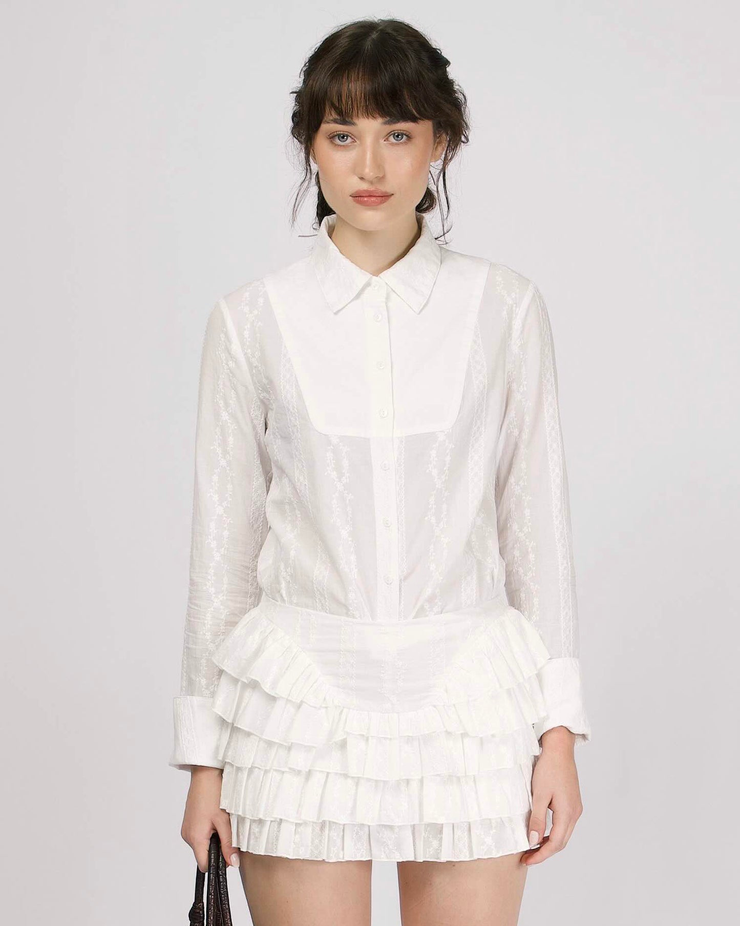 Lace Uniform Shirt