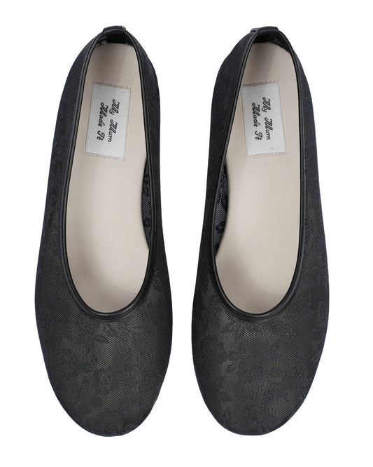 Lace Flats - Black