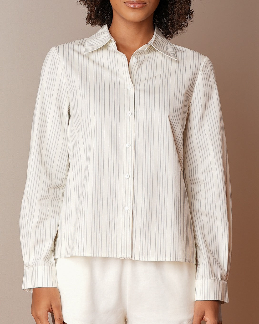 Long Sleeve Shirt - Chalk Stripe