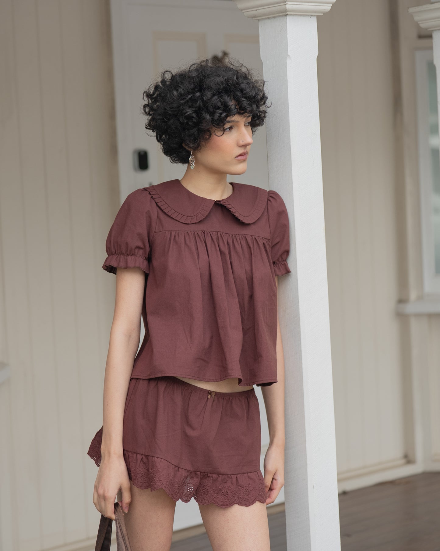 My Mum Made It - Babydoll Top - Dirt