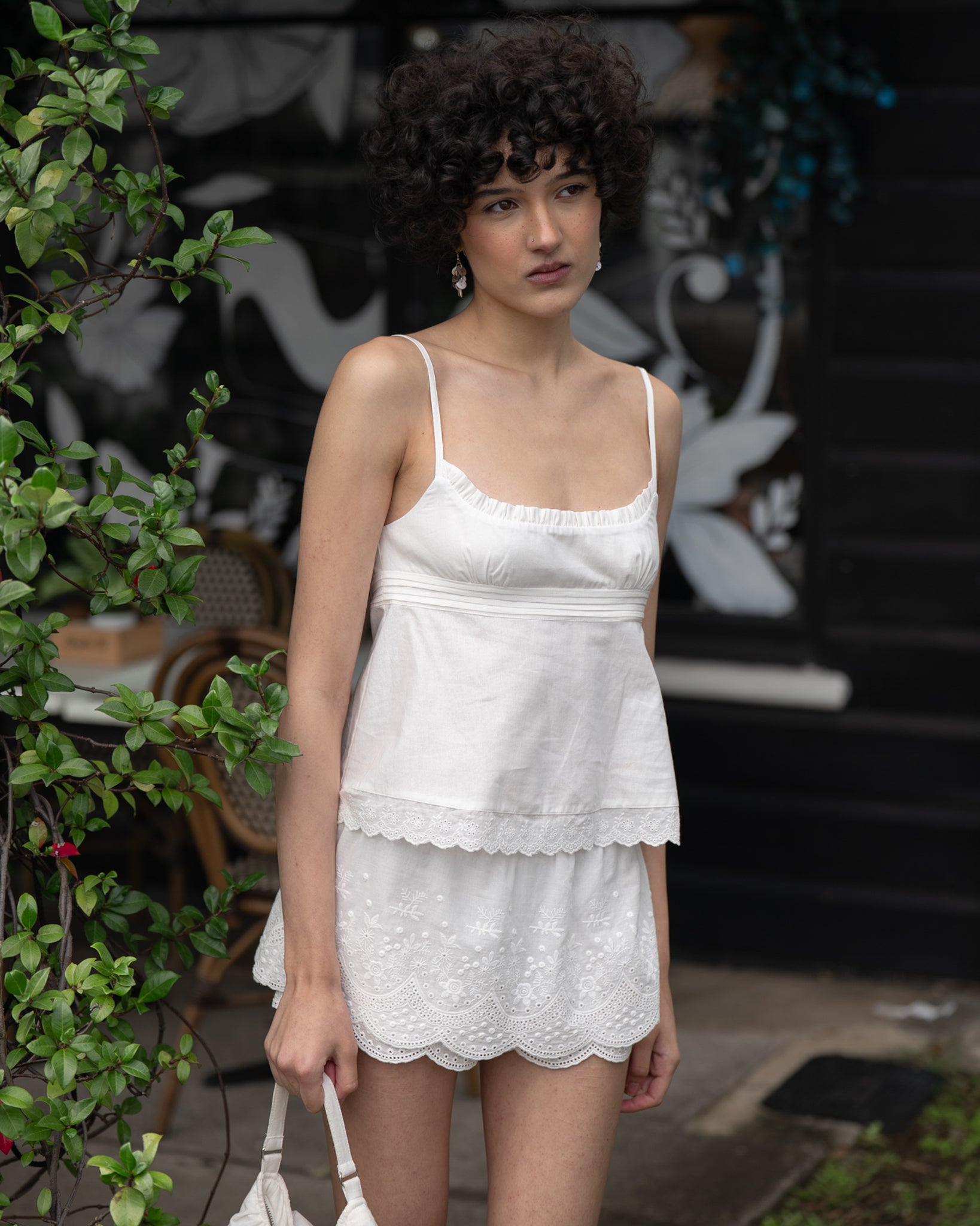 My Mum Made It - Lace Skort - White