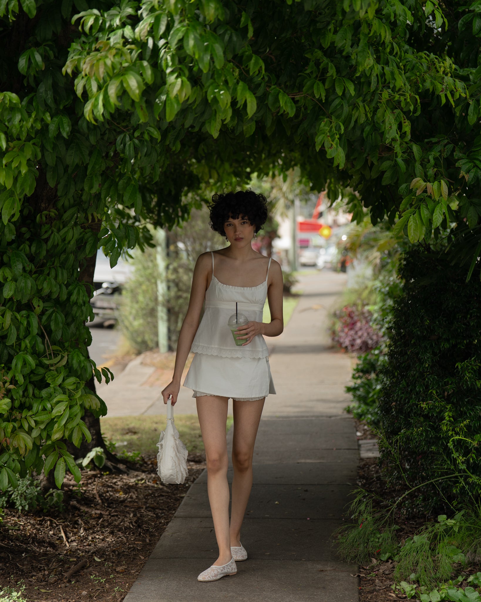My Mum Made It - Wrap Bloomer Shorts - White
