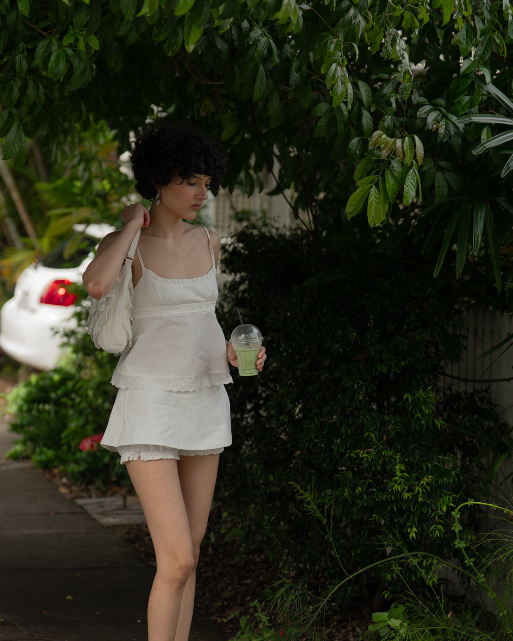 My Mum Made It - Wrap Bloomer Shorts - White