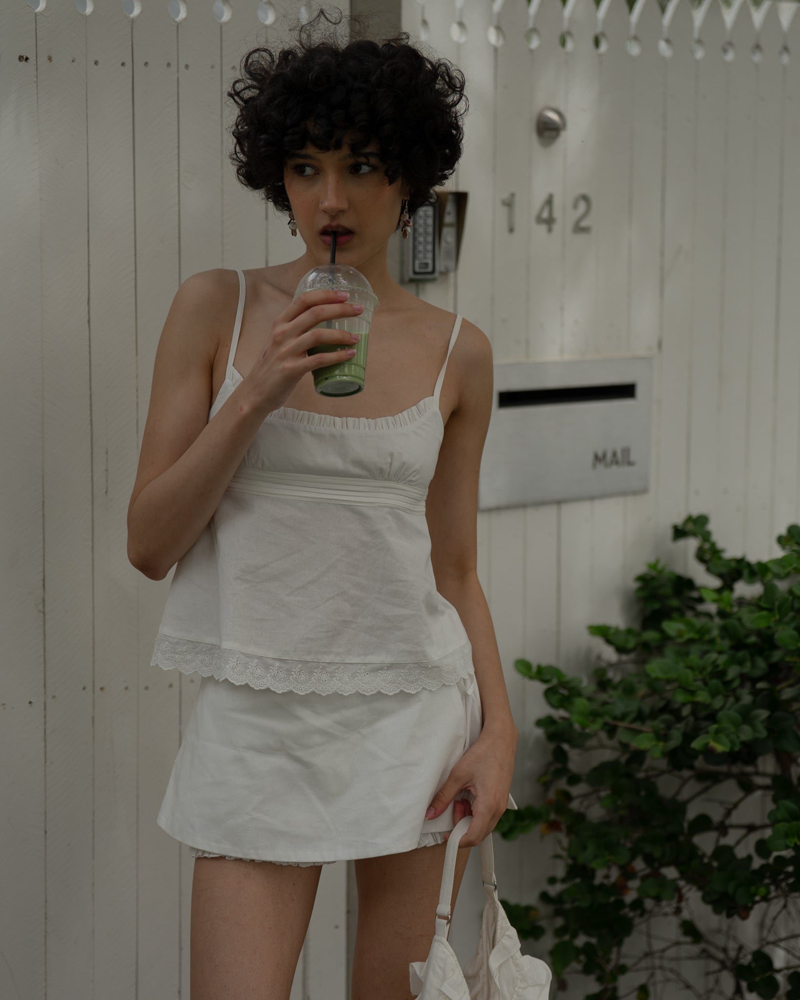 My Mum Made It - Wrap Bloomer Shorts - White