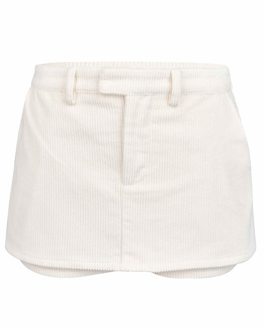 Cord Skort - Cream