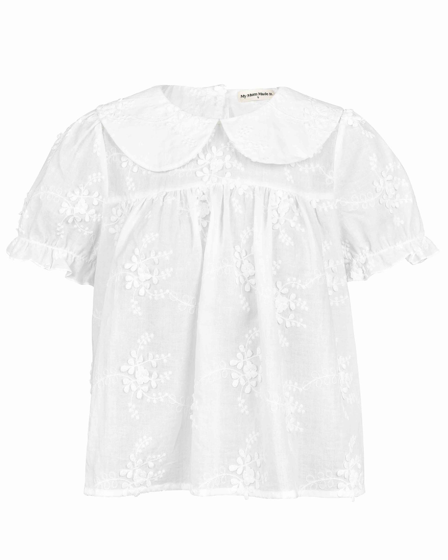 Babydoll Top - White Lace