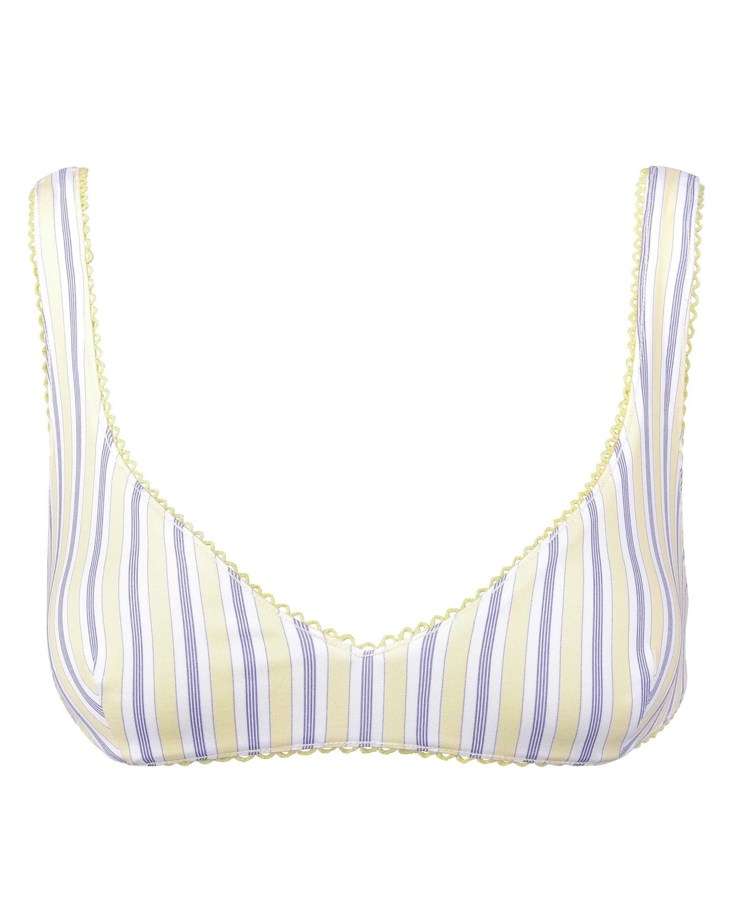 Two Sided Swim Top - Pacific Stripe / Citrine