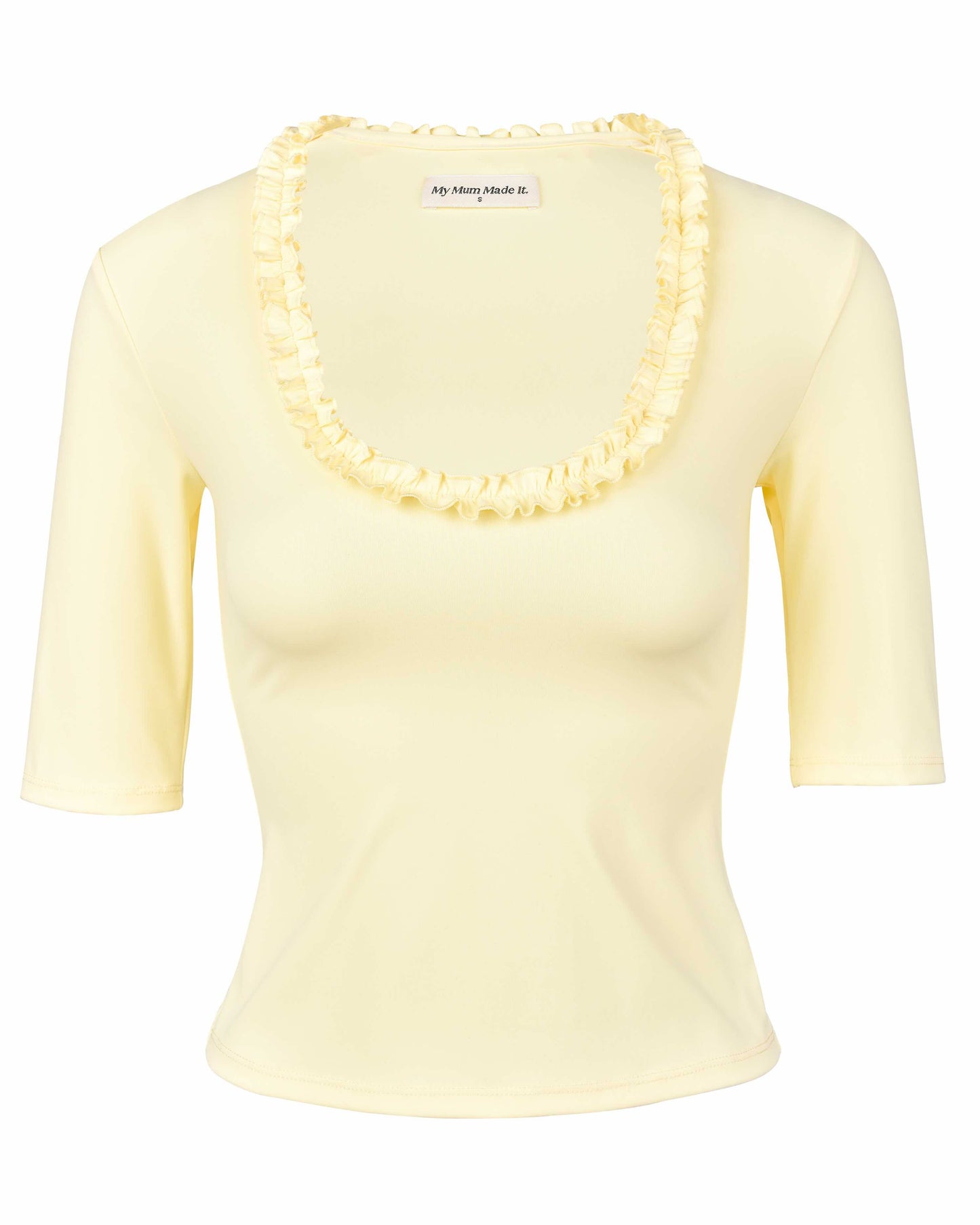 Ruffle Beach Top - Citrine