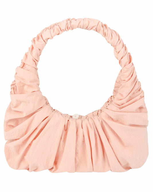 Ruche Shoulder Bag - Peach