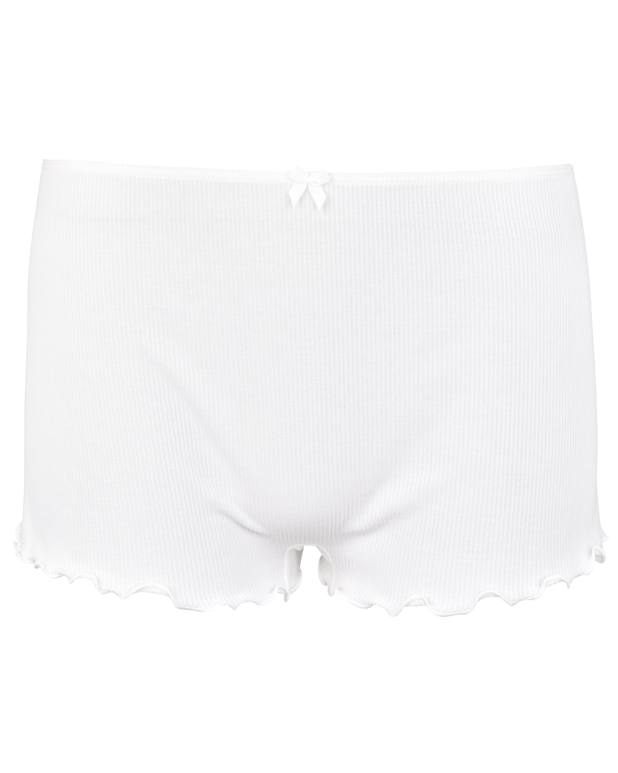 Rib Shorts - White