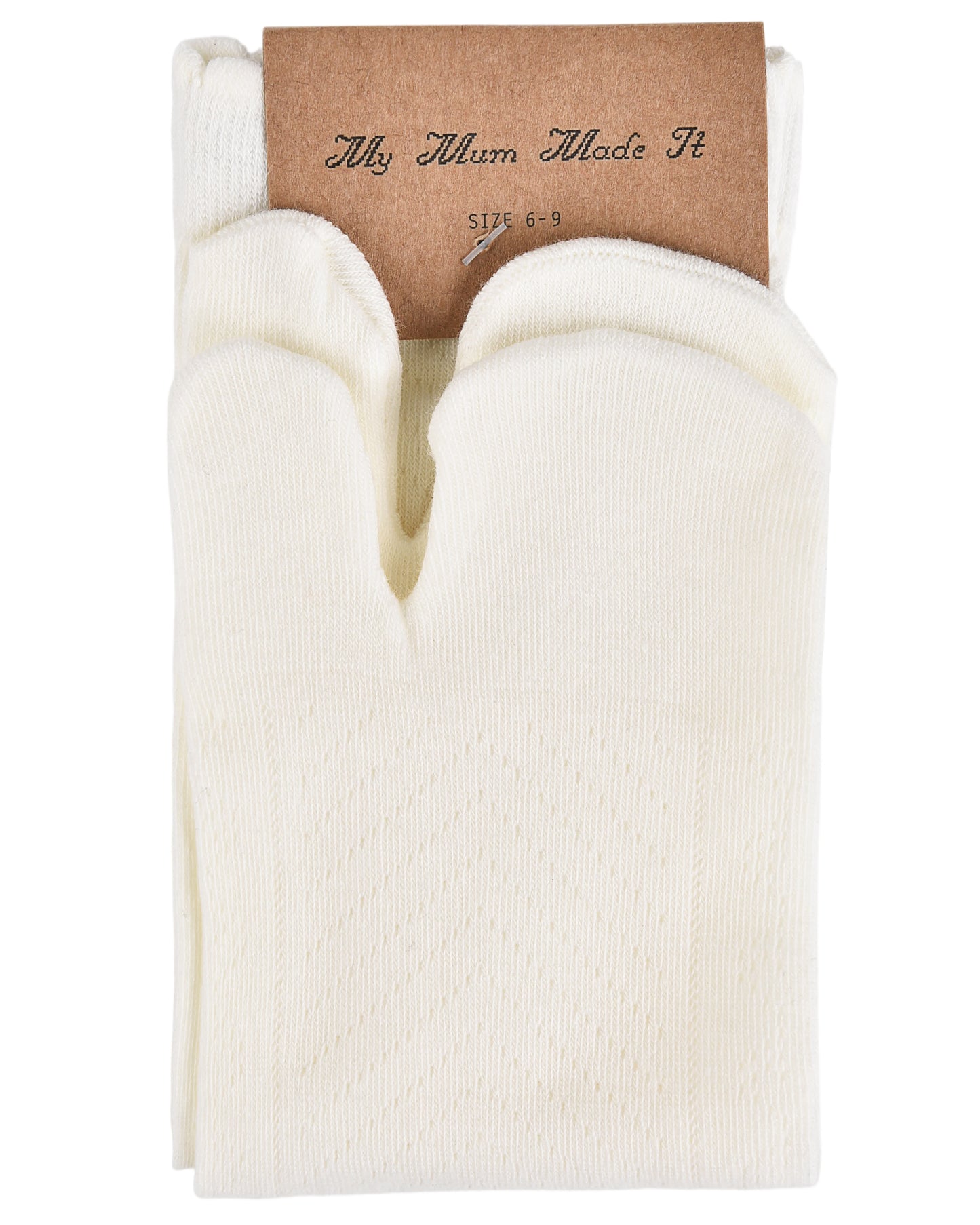 Knit Lace Ankle Tabi Socks