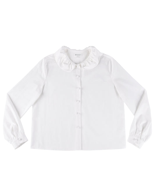 Esme Long Sleeve Blouse - White