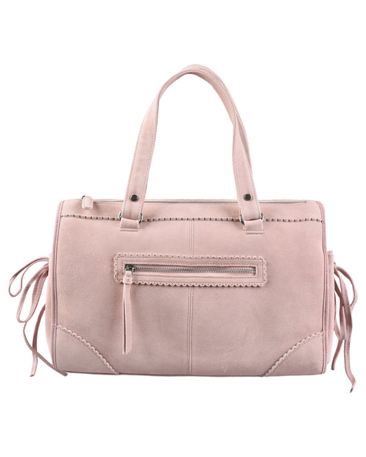 Downtown Bag - Pink Suede