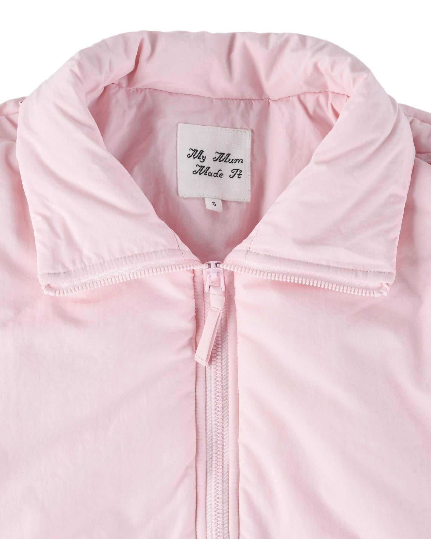 Bow Puffer Jacket - Pink