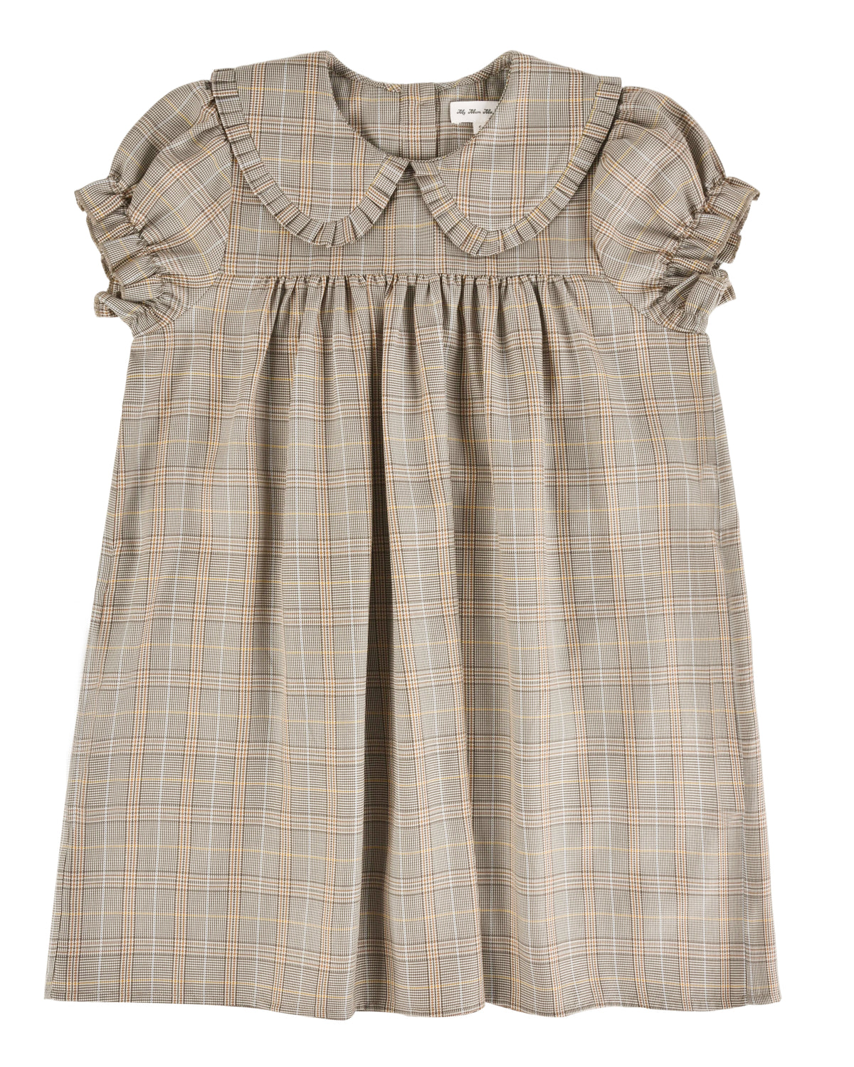 Babydoll Dress - Brown Plaid