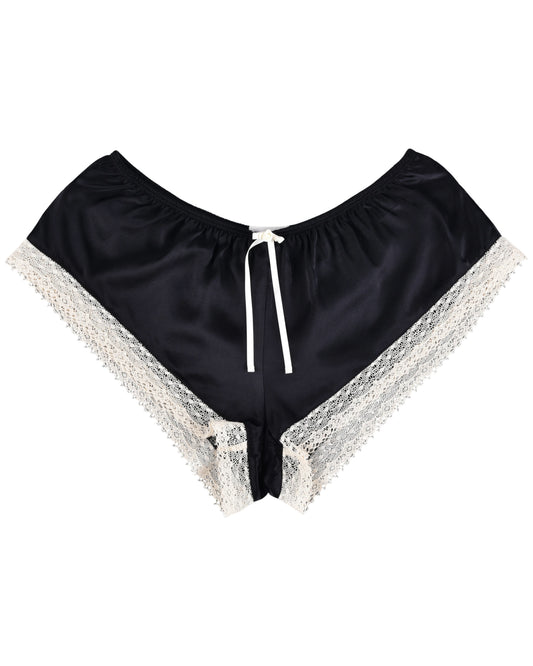 Lucienne Shorts - Black Silk